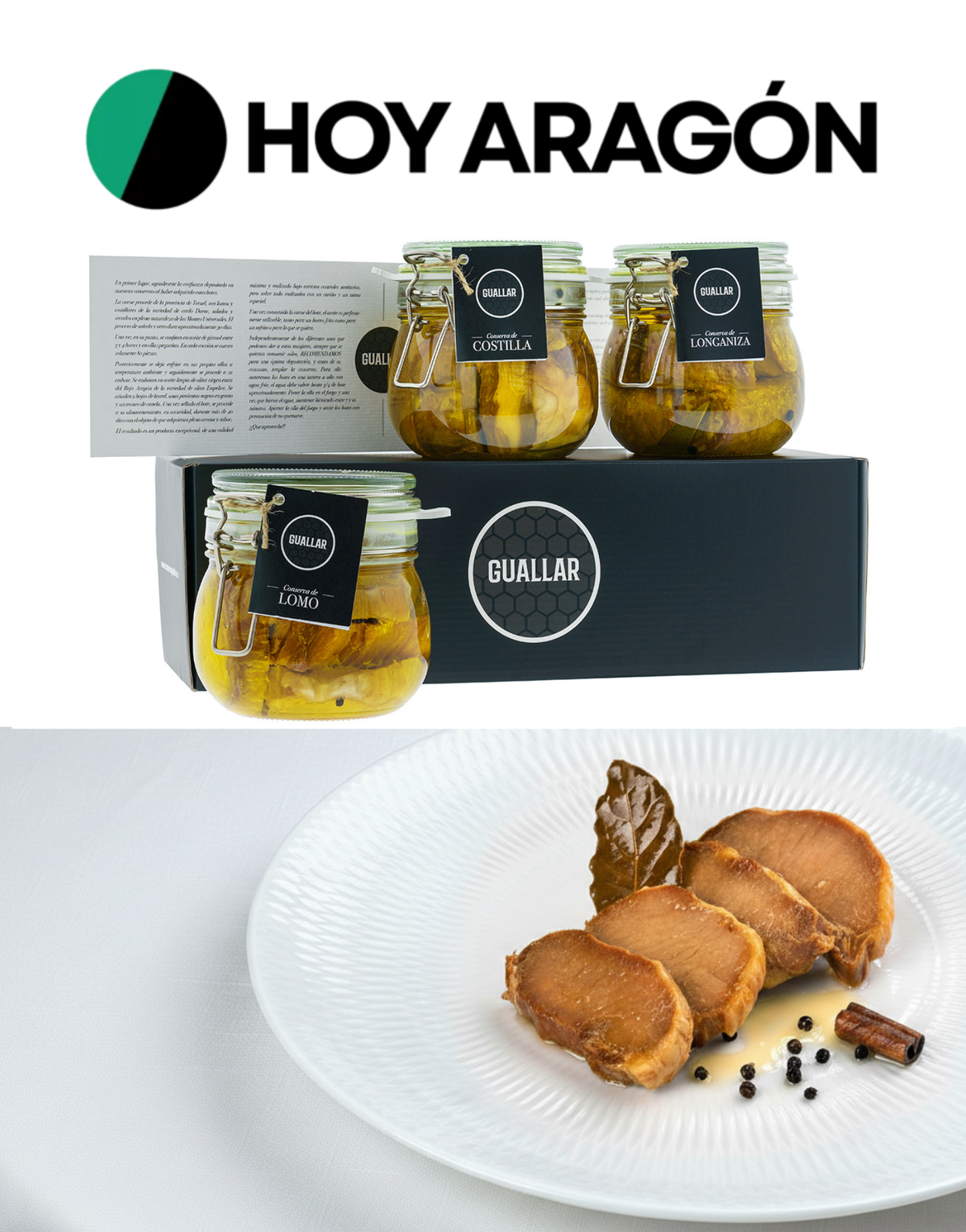 Hoy Aragón: las conservas premium de Guallar dan el salto a París y Milán